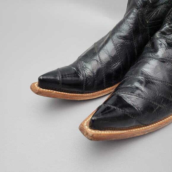 El General 1901 Men’s Cowboy Boots Size 9.5 Black Blue main image 8